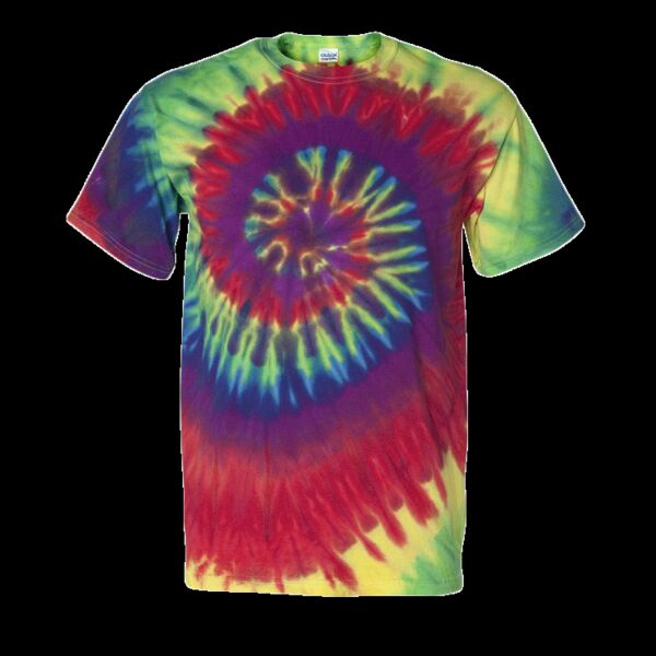 Multi-Color Spiral Short Sleeve T-Shirt Thumbnail