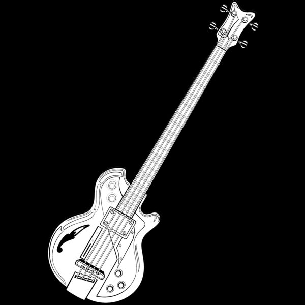 ES2guitar007BW Thumbnail