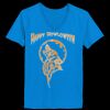 Ladies’  Junior Fine Jersey V-Neck Longer Length T-Shirt Thumbnail