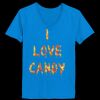 Ladies’  Junior Fine Jersey V-Neck Longer Length T-Shirt Thumbnail