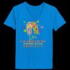 Ladies’  Junior Fine Jersey V-Neck Longer Length T-Shirt Thumbnail