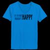 Ladies’  Junior Fine Jersey V-Neck Longer Length T-Shirt Thumbnail