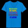 Ladies’  Junior Fine Jersey V-Neck Longer Length T-Shirt Thumbnail