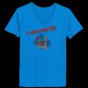 Ladies’  Junior Fine Jersey V-Neck Longer Length T-Shirt Thumbnail