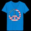Ladies’  Junior Fine Jersey V-Neck Longer Length T-Shirt Thumbnail
