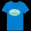 Ladies’  Junior Fine Jersey V-Neck Longer Length T-Shirt Thumbnail