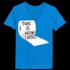 Ladies’  Junior Fine Jersey V-Neck Longer Length T-Shirt Thumbnail