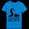 Ladies’  Junior Fine Jersey V-Neck Longer Length T-Shirt Thumbnail