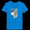 Ladies’  Junior Fine Jersey V-Neck Longer Length T-Shirt Thumbnail