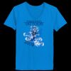 Ladies’  Junior Fine Jersey V-Neck Longer Length T-Shirt Thumbnail