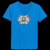 Ladies’  Junior Fine Jersey V-Neck Longer Length T-Shirt Thumbnail
