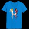 Ladies’  Junior Fine Jersey V-Neck Longer Length T-Shirt Thumbnail