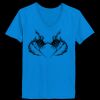 Ladies’  Junior Fine Jersey V-Neck Longer Length T-Shirt Thumbnail