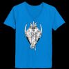 Ladies’  Junior Fine Jersey V-Neck Longer Length T-Shirt Thumbnail