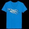 Ladies’  Junior Fine Jersey V-Neck Longer Length T-Shirt Thumbnail