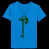 Ladies’  Junior Fine Jersey V-Neck Longer Length T-Shirt Thumbnail