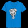 Ladies’  Junior Fine Jersey V-Neck Longer Length T-Shirt Thumbnail