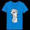 Ladies’  Junior Fine Jersey V-Neck Longer Length T-Shirt Thumbnail