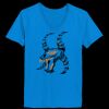 Ladies’  Junior Fine Jersey V-Neck Longer Length T-Shirt Thumbnail