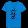 Ladies’  Junior Fine Jersey V-Neck Longer Length T-Shirt Thumbnail