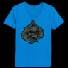 Ladies’  Junior Fine Jersey V-Neck Longer Length T-Shirt Thumbnail