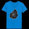 Ladies’  Junior Fine Jersey V-Neck Longer Length T-Shirt Thumbnail