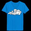 Ladies’  Junior Fine Jersey V-Neck Longer Length T-Shirt Thumbnail