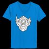 Ladies’  Junior Fine Jersey V-Neck Longer Length T-Shirt Thumbnail