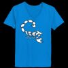 Ladies’  Junior Fine Jersey V-Neck Longer Length T-Shirt Thumbnail