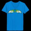 Ladies’  Junior Fine Jersey V-Neck Longer Length T-Shirt Thumbnail