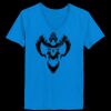 Ladies’  Junior Fine Jersey V-Neck Longer Length T-Shirt Thumbnail