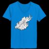 Ladies’  Junior Fine Jersey V-Neck Longer Length T-Shirt Thumbnail