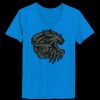 Ladies’  Junior Fine Jersey V-Neck Longer Length T-Shirt Thumbnail