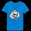 Ladies’  Junior Fine Jersey V-Neck Longer Length T-Shirt Thumbnail