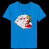 Ladies’  Junior Fine Jersey V-Neck Longer Length T-Shirt Thumbnail