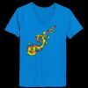 Ladies’  Junior Fine Jersey V-Neck Longer Length T-Shirt Thumbnail