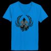 Ladies’  Junior Fine Jersey V-Neck Longer Length T-Shirt Thumbnail