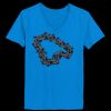 Ladies’  Junior Fine Jersey V-Neck Longer Length T-Shirt Thumbnail