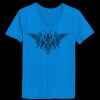 Ladies’  Junior Fine Jersey V-Neck Longer Length T-Shirt Thumbnail