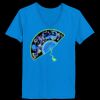 Ladies’  Junior Fine Jersey V-Neck Longer Length T-Shirt Thumbnail