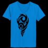 Ladies’  Junior Fine Jersey V-Neck Longer Length T-Shirt Thumbnail