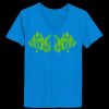 Ladies’  Junior Fine Jersey V-Neck Longer Length T-Shirt Thumbnail