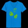 Ladies’  Junior Fine Jersey V-Neck Longer Length T-Shirt Thumbnail