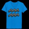 Ladies’  Junior Fine Jersey V-Neck Longer Length T-Shirt Thumbnail