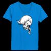 Ladies’  Junior Fine Jersey V-Neck Longer Length T-Shirt Thumbnail