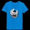 Ladies’  Junior Fine Jersey V-Neck Longer Length T-Shirt Thumbnail