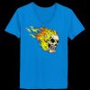 Ladies’  Junior Fine Jersey V-Neck Longer Length T-Shirt Thumbnail