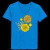 Ladies’  Junior Fine Jersey V-Neck Longer Length T-Shirt Thumbnail