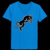 Ladies’  Junior Fine Jersey V-Neck Longer Length T-Shirt Thumbnail