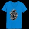 Ladies’  Junior Fine Jersey V-Neck Longer Length T-Shirt Thumbnail